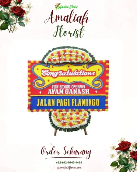 Sewa Papan Bunga Demulih